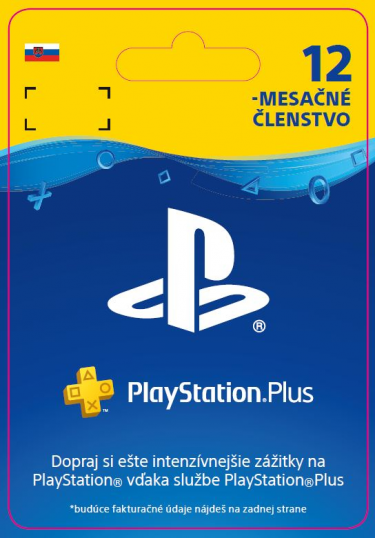 SK PlayStation Plus - členství na 12 měsíců (PS4 DIGITAL) (PS4)