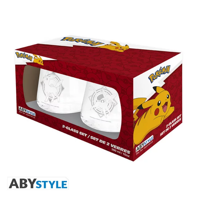Sklenice Pokémon - Espeon & Umbreon