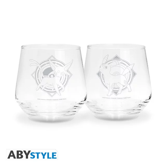 Sklenice Pokémon - Espeon & Umbreon