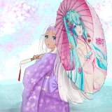 Slunečník Vocaloid - Hatsune Miku