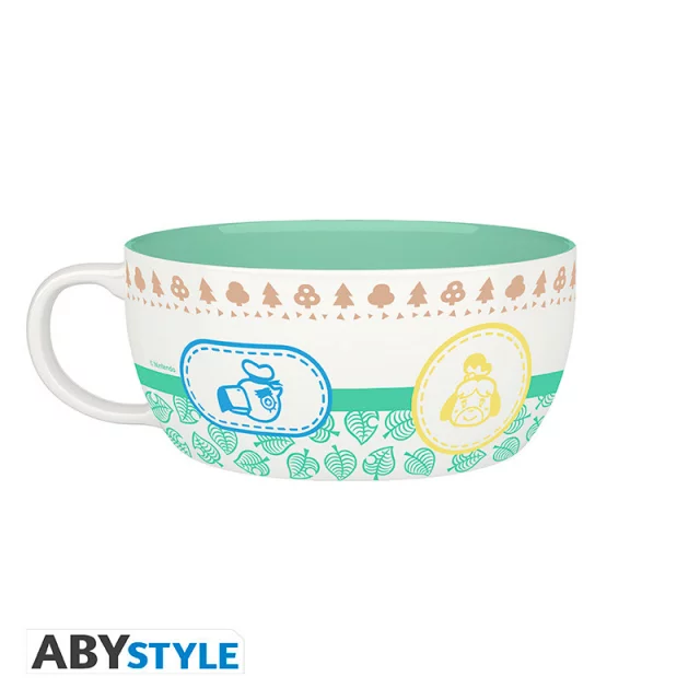 Snídaňový set Animal Crossing - Breakfast (miska, hrnek)