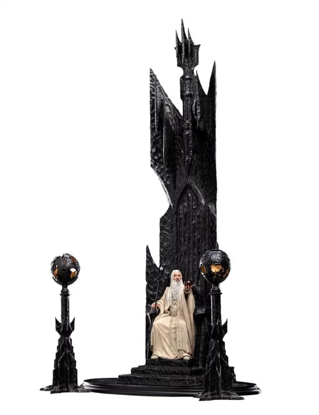 Socha Lord of the Rings - Saruman the White on Throne 1/6 (Weta Workshop)