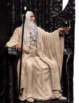 Socha Lord of the Rings - Saruman the White on Throne 1/6 (Weta Workshop)