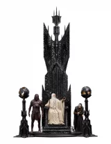 Socha Lord of the Rings - Saruman the White on Throne 1/6 (Weta Workshop)