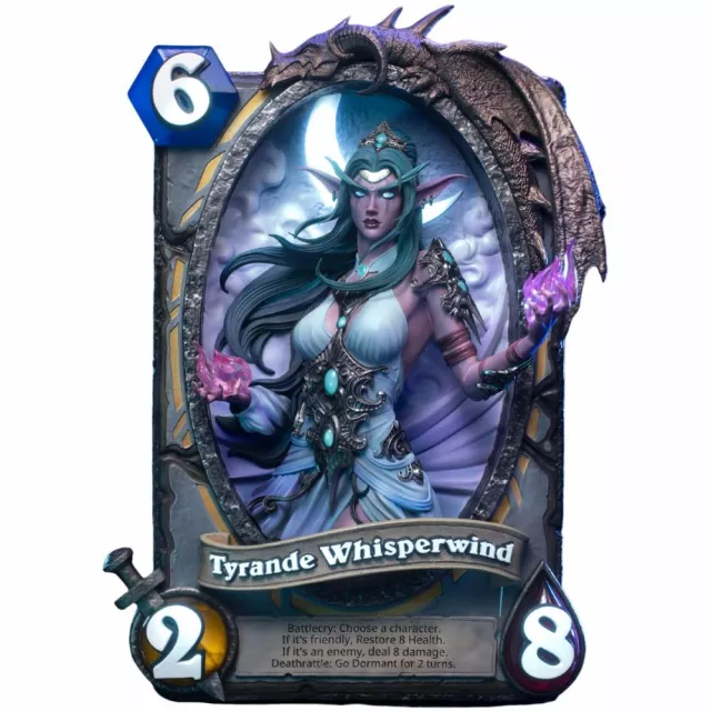 Soška Hearthstone - Tyrande Whisperwind (31cm) (HEX Collectibles) - Blizzard