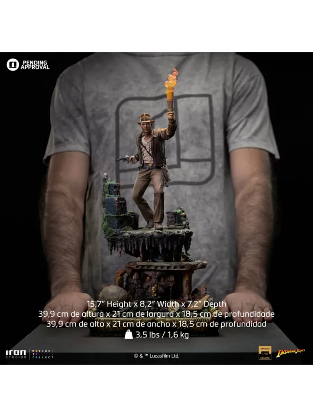 Soška Indiana Jones - Indiana Jones Deluxe (Iron Studios)
