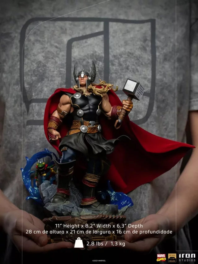 Soška Marvel - Thor Unleashed Deluxe Art Scale 1/10 (Iron Studios)