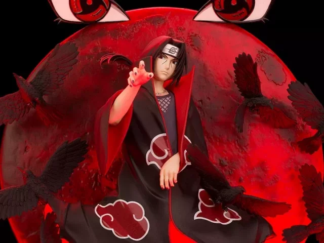 Soška Naruto - Itachi Uchiha (nástěnná dekorace)