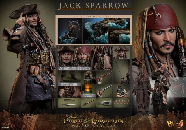Soška Pirates of the Caribbean - Jack Sparrow (Deluxe Version) (Hot Toys)