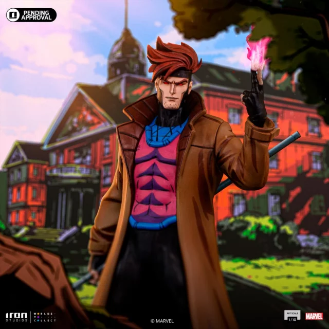 Soška X-Men - Gambit ’97 Art Scale 1/10 (Iron Studios)