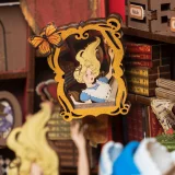 Stavebnice Alice in Wonderland - zarážka na knihy Fall Into Wonder (dřevěná)