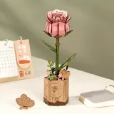 Stavebnice - Pink Rose (dřevěná)