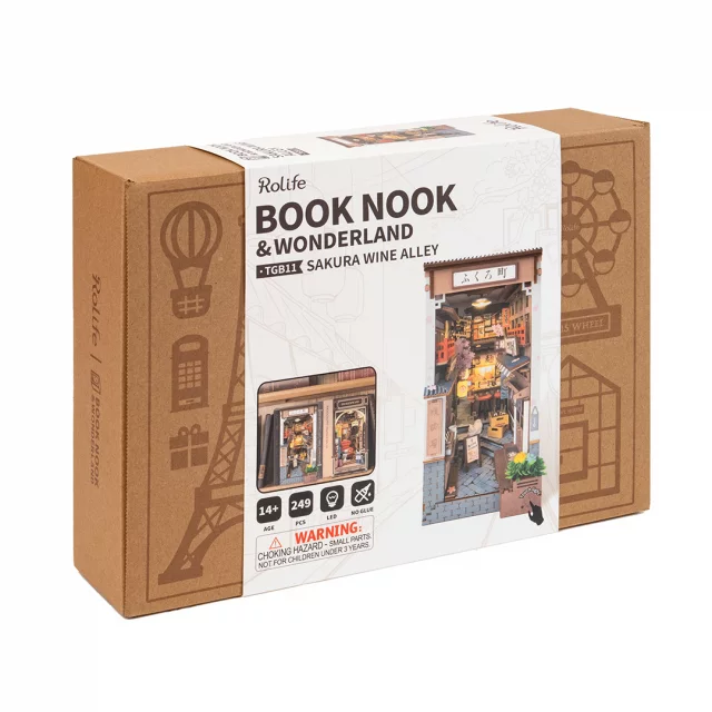 Stavebnice - Sakura Wine Alley (dřevěná)