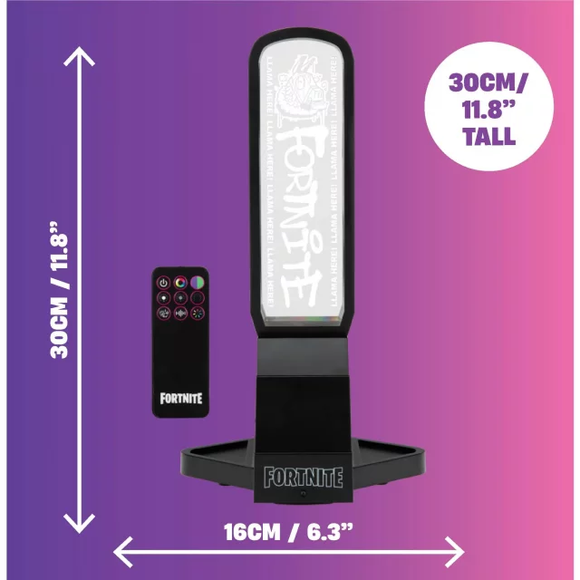 Stojánek na sluchátka - Fortnite (lampička)