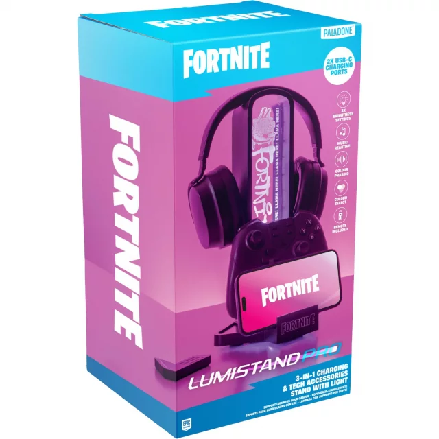 Stojánek na sluchátka - Fortnite (lampička)