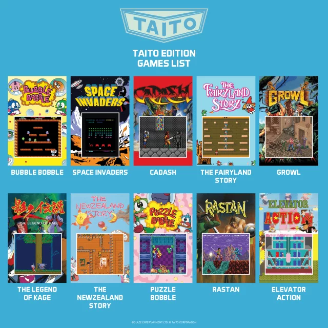 Stolní retro arkádový automat Evercade Alpha Taito Bartop Arcade