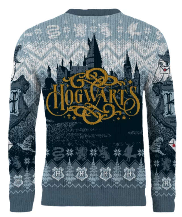 Vánoční svetr Harry Potter - Hogwarts Christmas Jumper (velikost XL)