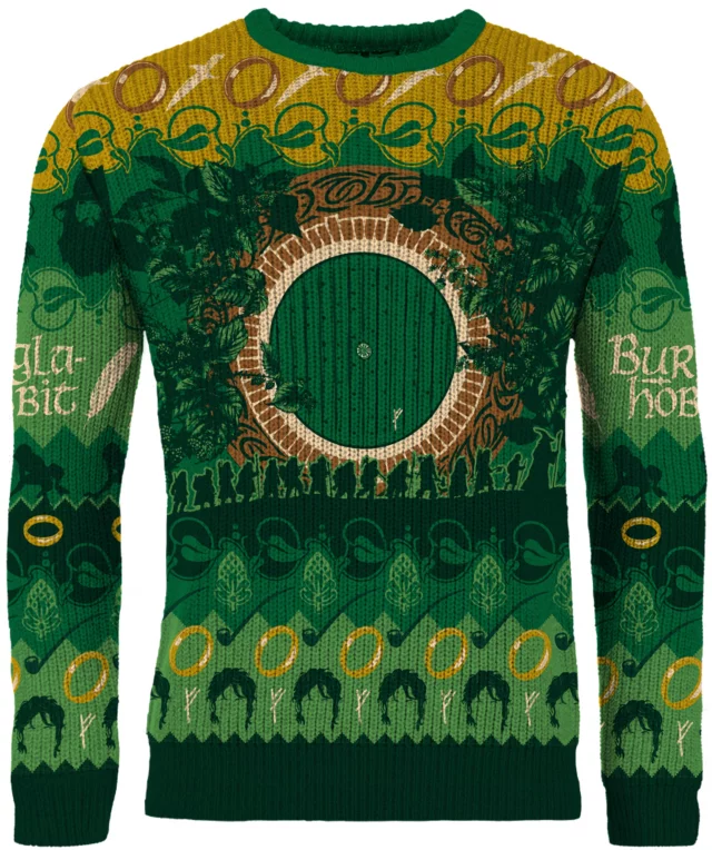 Vánoční svetr Lord Of The Rings - The Shire Christmas Jumper (velikost S)