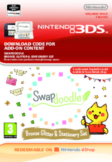Swapdoodle - Bronze Glitter & Stationery (3DS) DIGITAL (3DS)