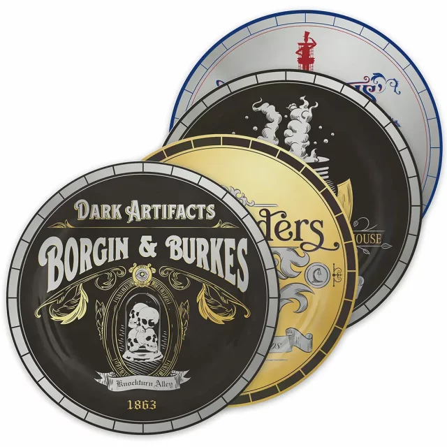 Talíře Harry Potter - Diagon Alley (sada 4 kusů)