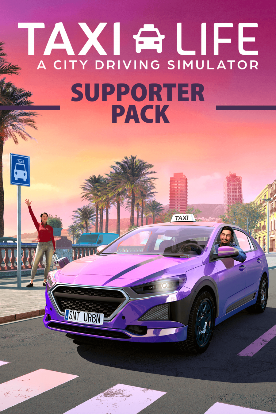 Taxi Life: A City Driving Simulator - Supporter Pack (PC)