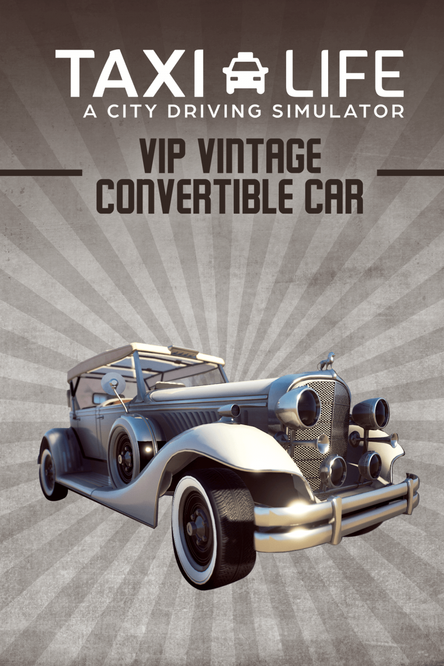 Taxi Life: A City Driving Simulator - VIP Vintage Convertible Car (PC)