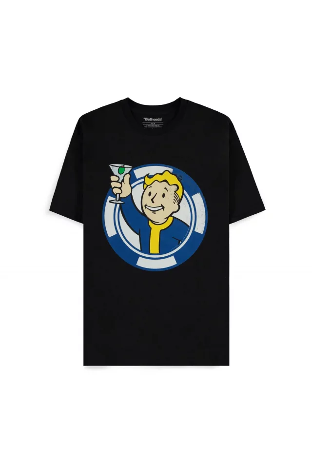 Tričko Fallout - Cocktail Vault Boy (velikost S)