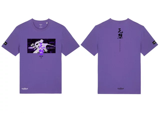 Tričko Genshin Impact - Raiden Shogun Plane of Euthymia (velikost S)