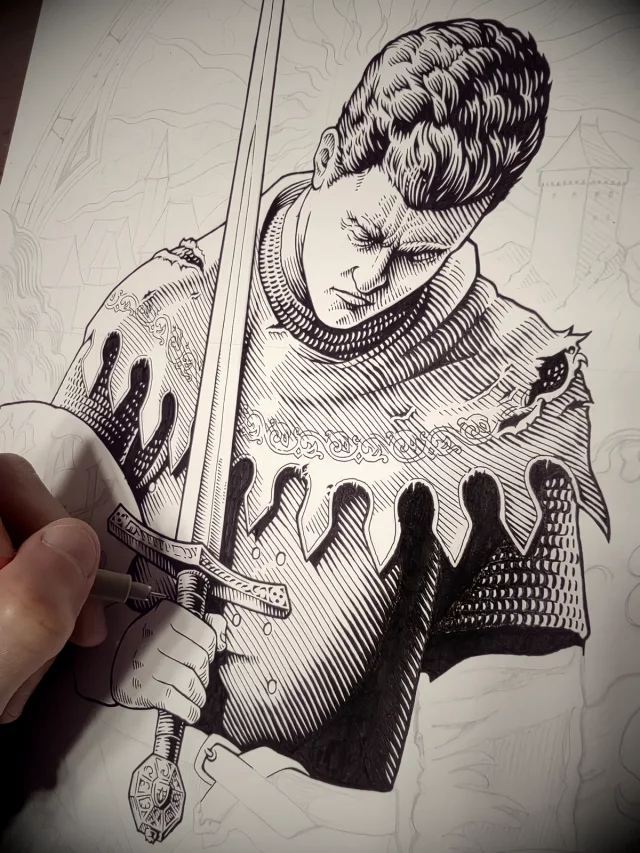 Tričko Kingdom Come: Deliverance II - Rex, Familia et Ultio