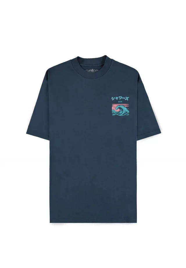 Tričko Pokémon - Navy Vaporeon (velikost S)