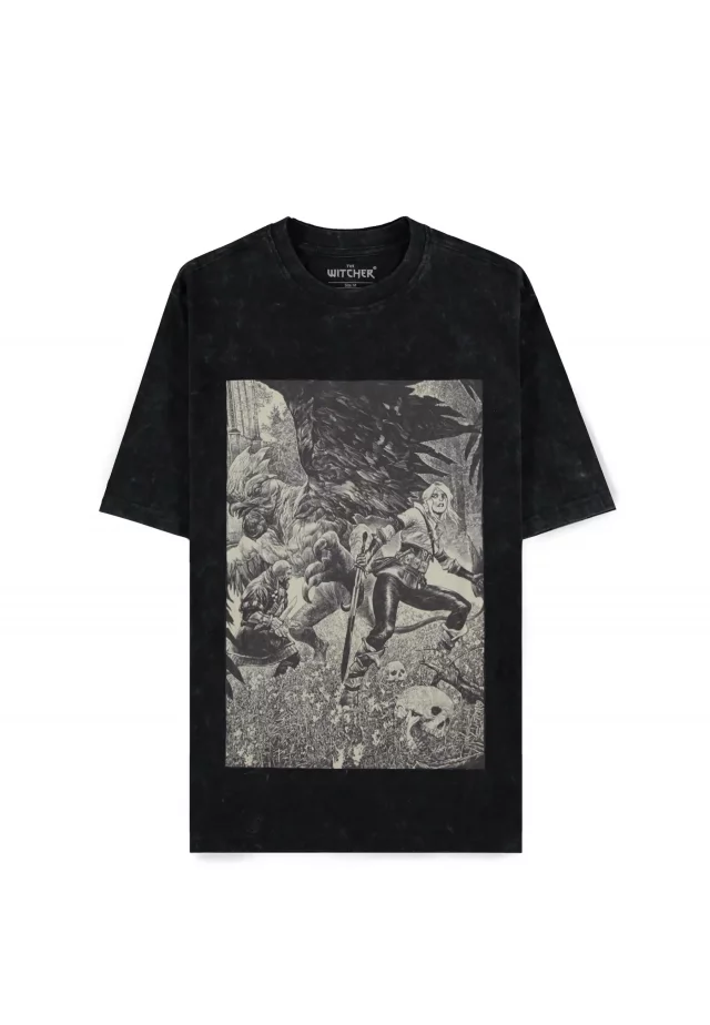 Tričko Zaklínač 3 - Ciri & Basilisk (velikost S)