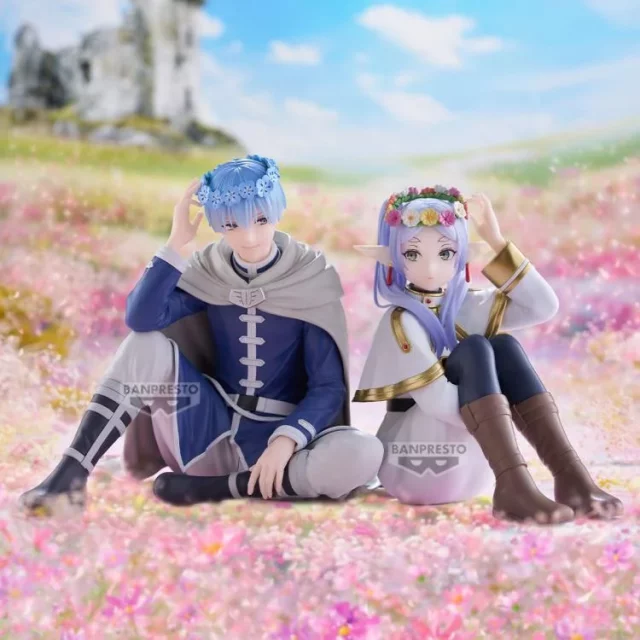 Výhodný set Frieren: Beyond Journey's End - Figurky Frieren + Himmel Flower Crown (BanPresto)