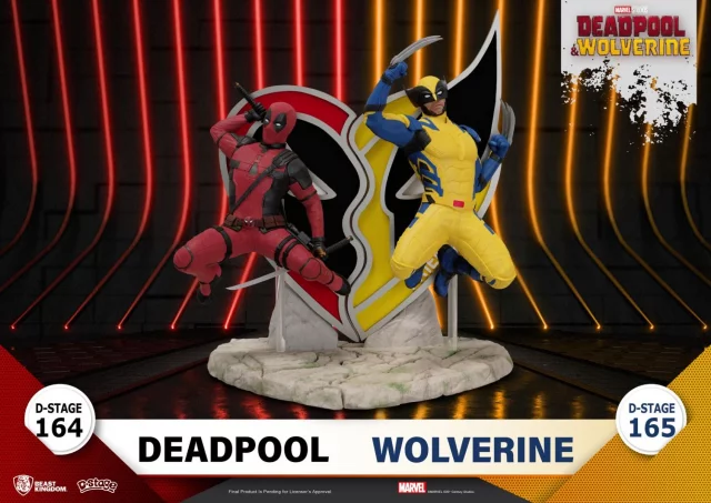 Výhodný set Marvel -Figurka Deadpool & Wolverine - D-Stage Diorama (Beast Kingdom)