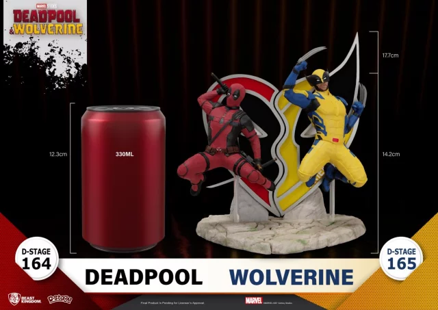 Výhodný set Marvel -Figurka Deadpool & Wolverine - D-Stage Diorama (Beast Kingdom)