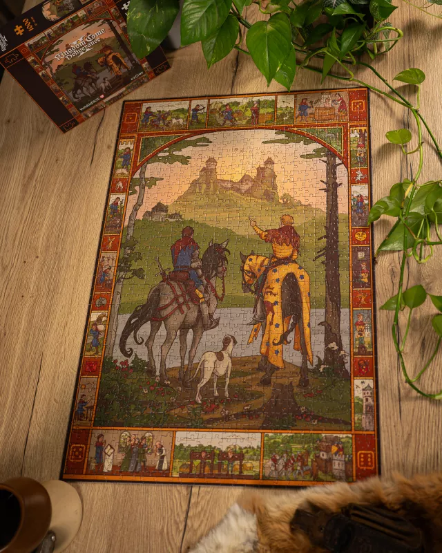 Výhodný set puzzlů Kingdom Come: Deliverance II - Trosky Fanart + Cesta na Trosky + Keyart - Xzone Originals