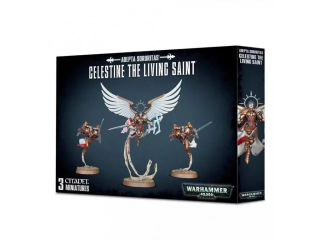 W40k: Adepta Sororitas - Celestine, the Living Saint (3 figurky)