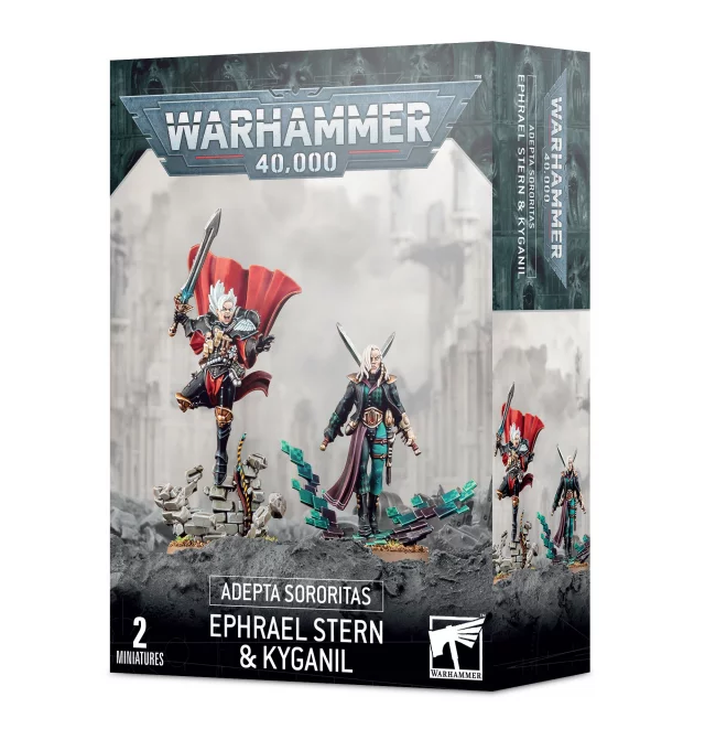 W40k: Adepta Sororitas - Ephrael Stern & Kyganil (2 figurky)