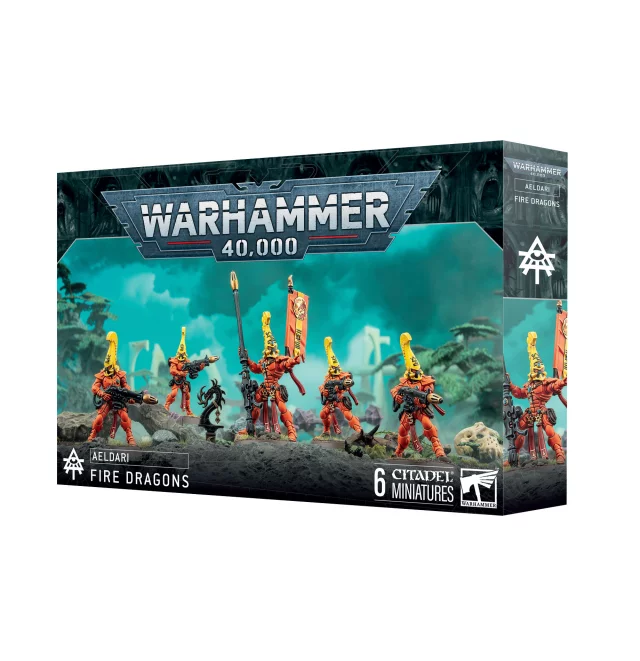 W40k: Aeldari - Fire Dragons (6 figurek)