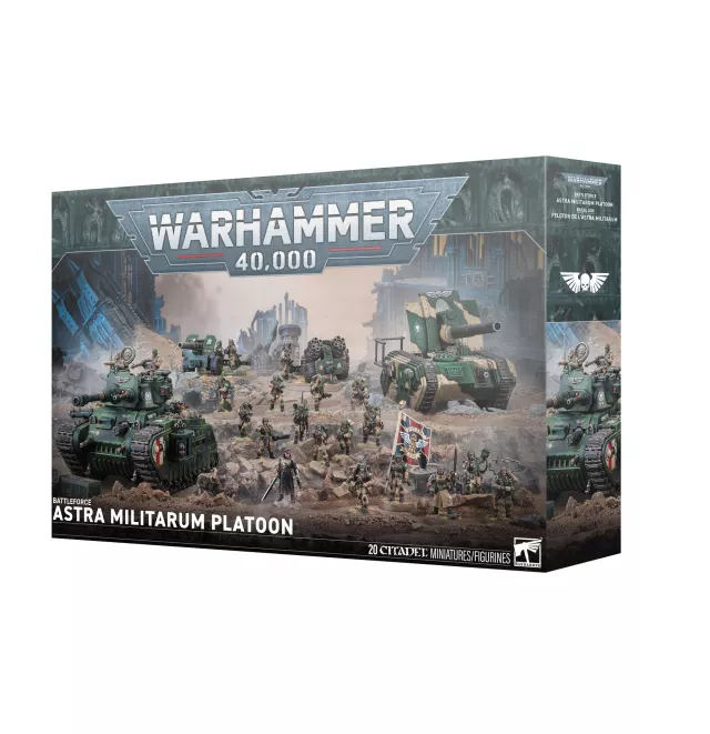 W40k: Astra Militarum - Astra Militarum Platoon (20 figurek) - Warhammer
