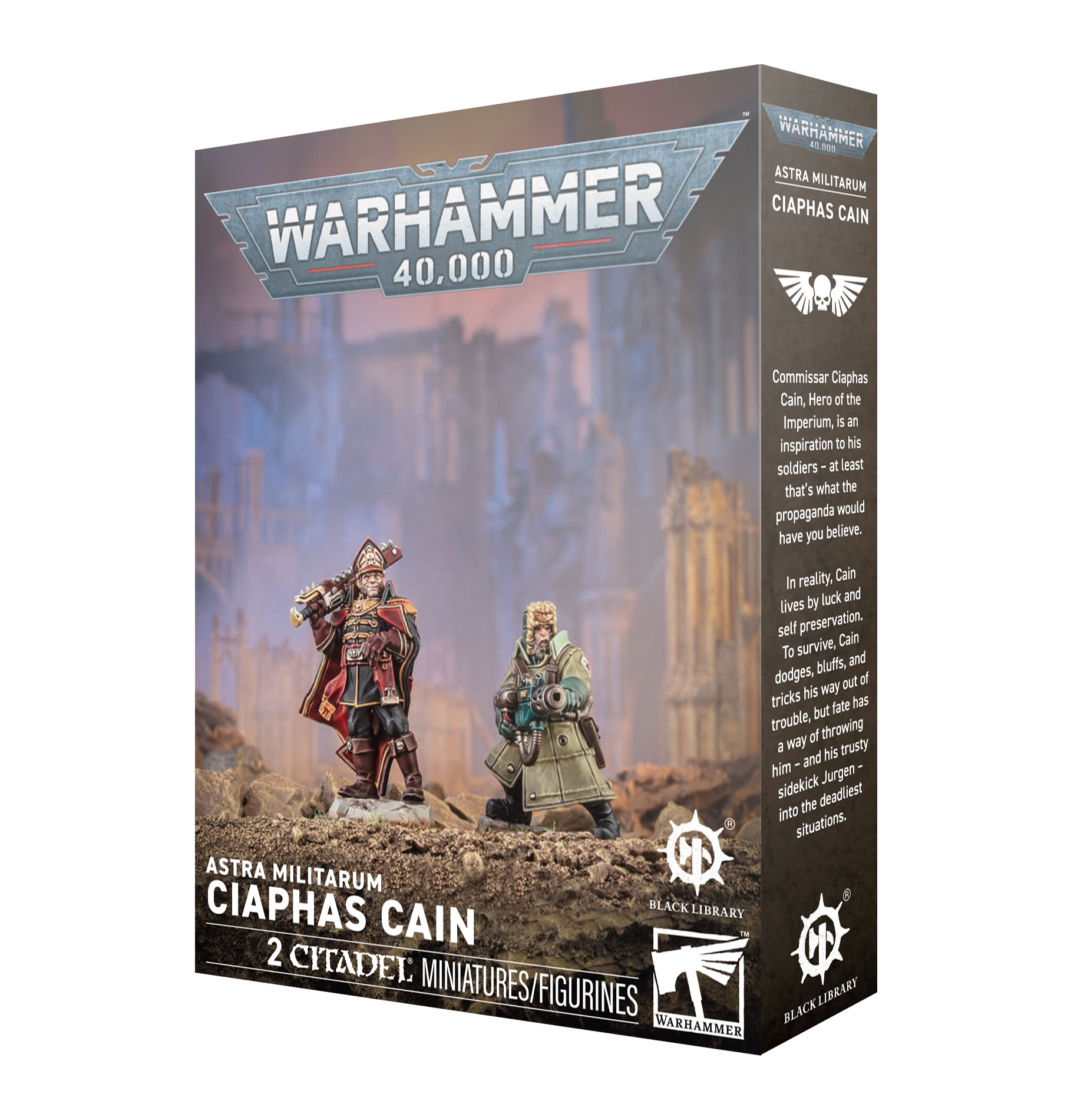 W40k: Astra Militarum - Ciaphas Cain (2 figurky)