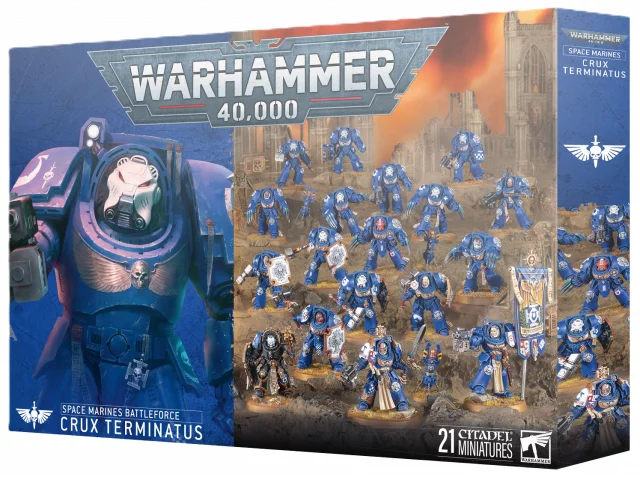 W40k: Battleforce: Space Marines - Crux Terminatus (21 figurek)