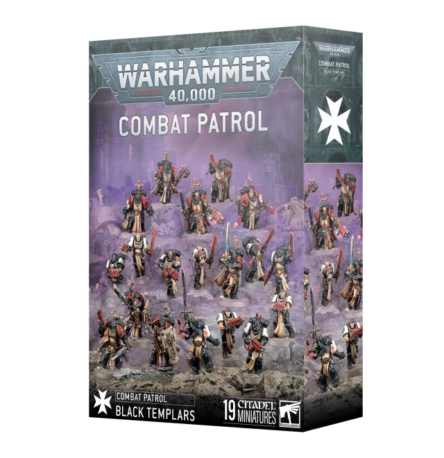 W40k: Combat Patrol - Black Templars (19 figurek)