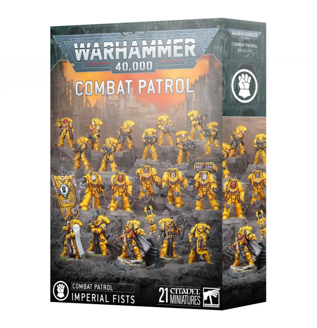 W40k: Combat Patrol - Imperial Fists (21 figurek)