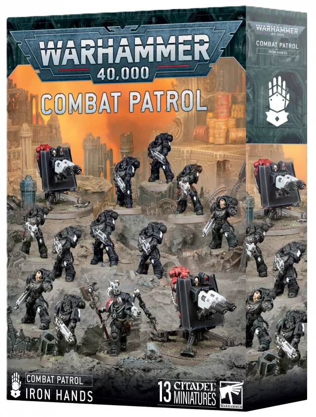 W40k: Combat Patrol - Iron hands (13 figurek)