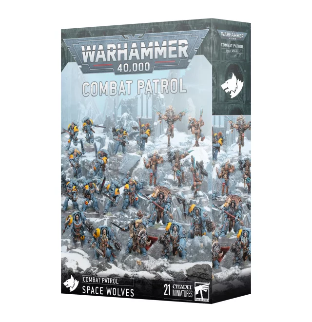 W40k: Combat Patrol - Space Wolves (21 figurek)