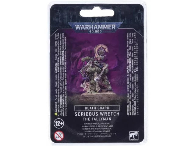 W40k: Death Guard - Scribbus Wretch the Tallyman (1 figurka)
