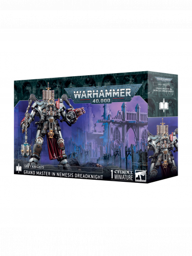 W40k: Grey Knights - Grand Master in Nemesis Dreadknight (1 figurka)