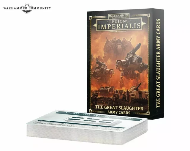 Warhammer: Horus Heresy - Legions Imperialis - The Great Slaughter Army Cards