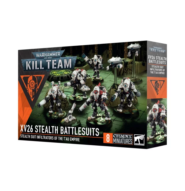 W40k: Kill Team - XV26 Stealth Battlesuits (8 figurek)