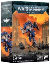 W40k: Space Marines - Captain with Jump Rack and Relic Shield (1 figurka)